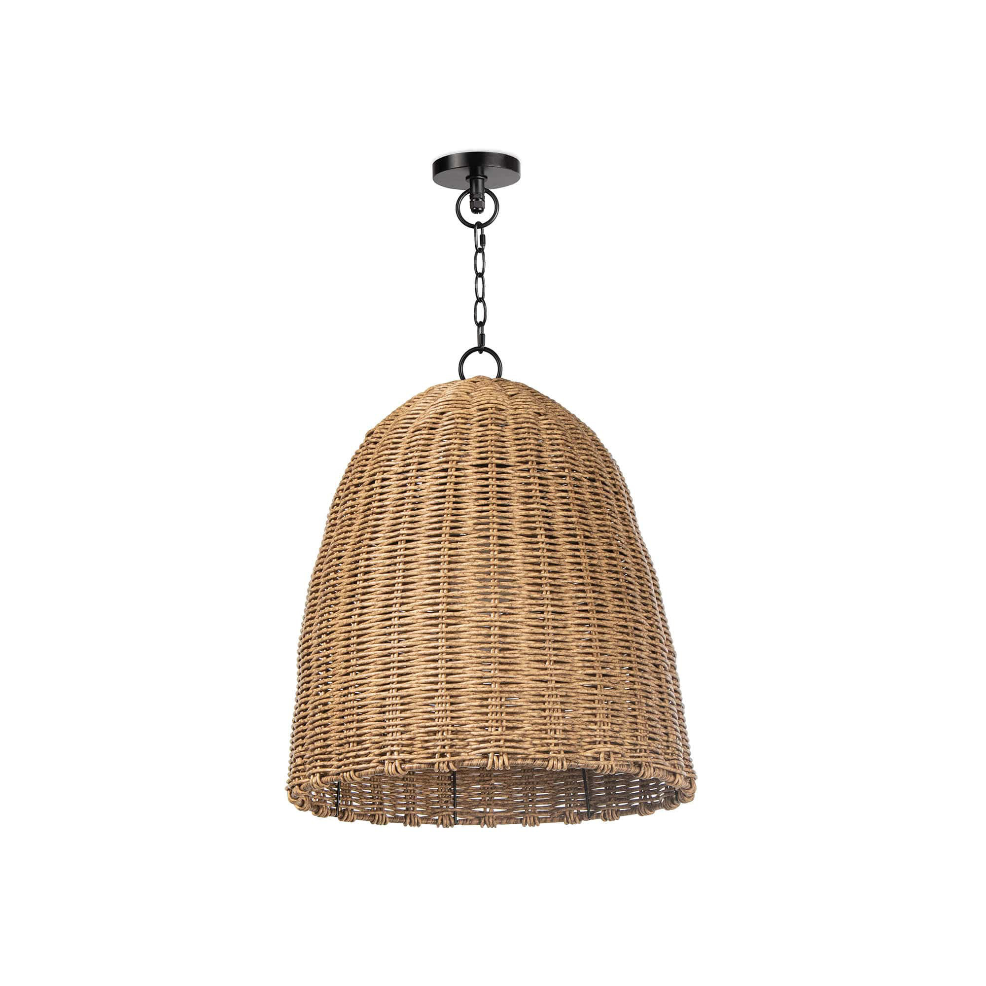Beehive Outdoor Pendant, 24" H x 14.25" W x 14.25" D