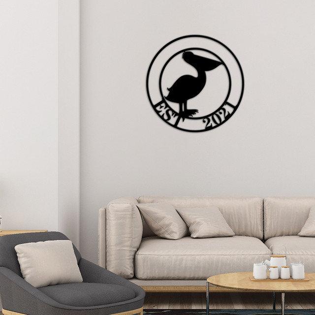 Bradey Water Resistant Steel Text & Numbers Wall Decor