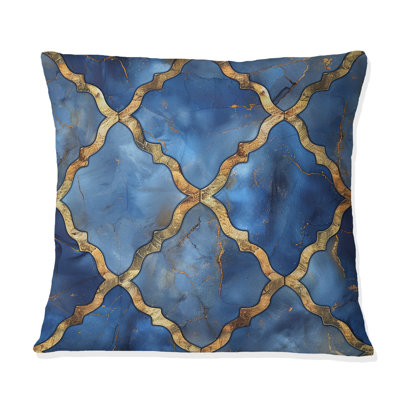 Coussin décoratif Glam Quatrefoil III - Glam