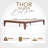 Carruthers Japanese Joinery Bed Frame, Premium Solid Wood Platform Bed Frame with Wood Slat Support, No Box Spring Needed, Easy Assembly, Minimalist & Modern Style-124809445-114246966