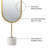 Petersburg Metal Flat Floor Mirror