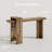 Modern Console Table for Entryway, Floating Visual Entrance Sofa Table, 63-Inch, for Living Room, Foyer, Hallway, Natural Oak-292157079