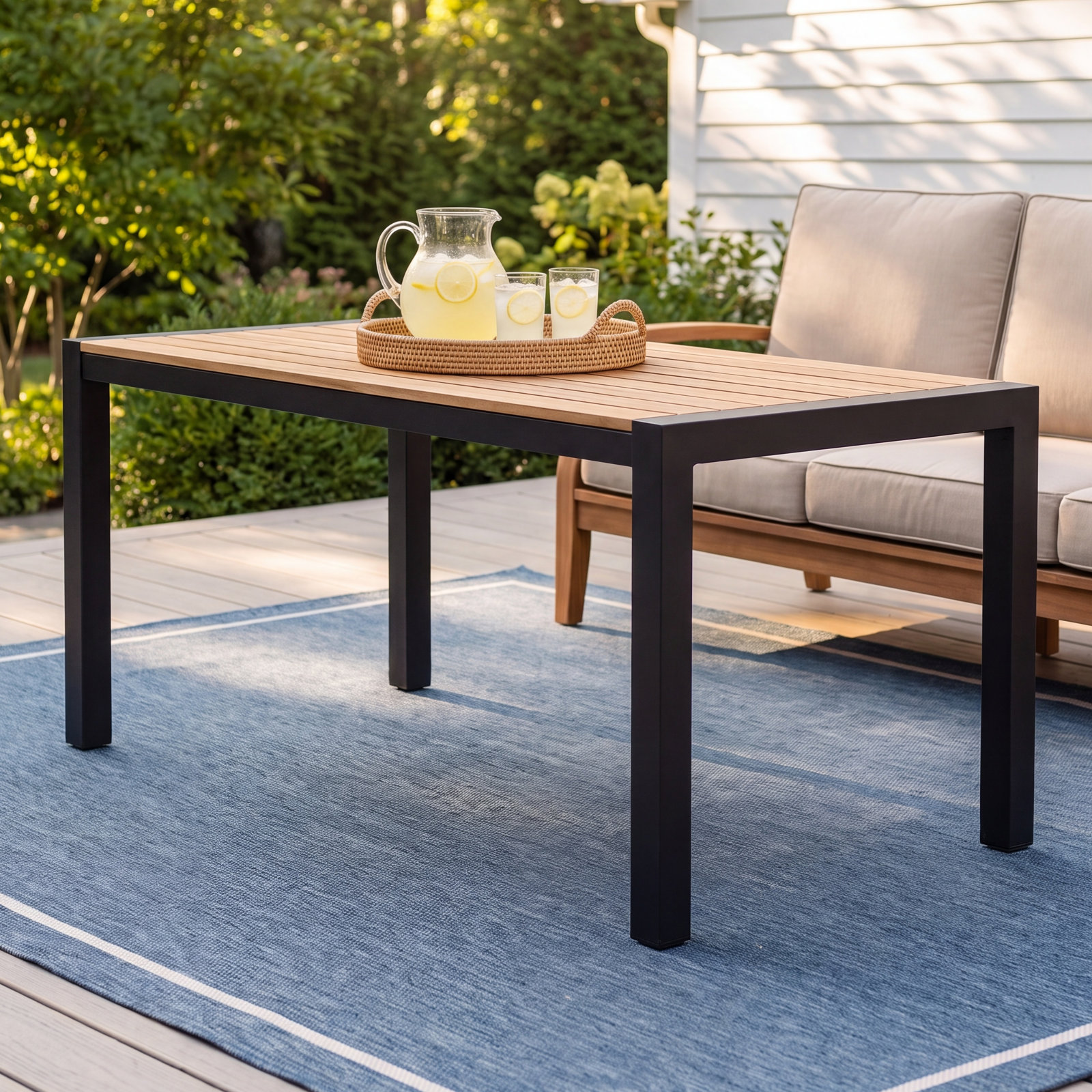 Halima 63 " Patio Dining Table