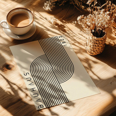 Impression de lignes géométriques Bauhaus 1923