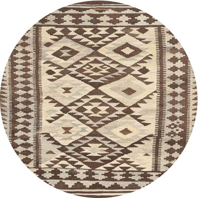 Tapis contemporain beige / brun