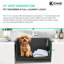 Évier de buanderie en composite de quartz noir mat à cuve simple pour laver et laver les animaux-133705541