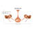 44" Vent-Bettina Dual Ceiling Fan with Wall Control and Light Kit Included-500409220