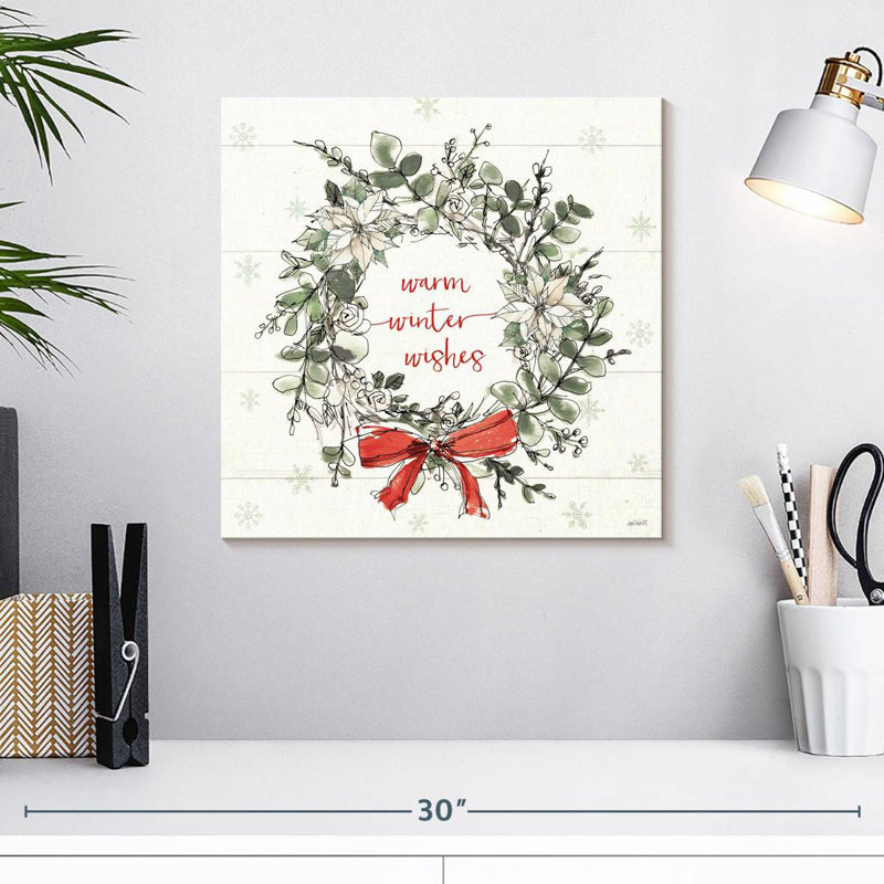 Lelend Modern Farmhouse VII Christmas, H 16 po x l 16 po