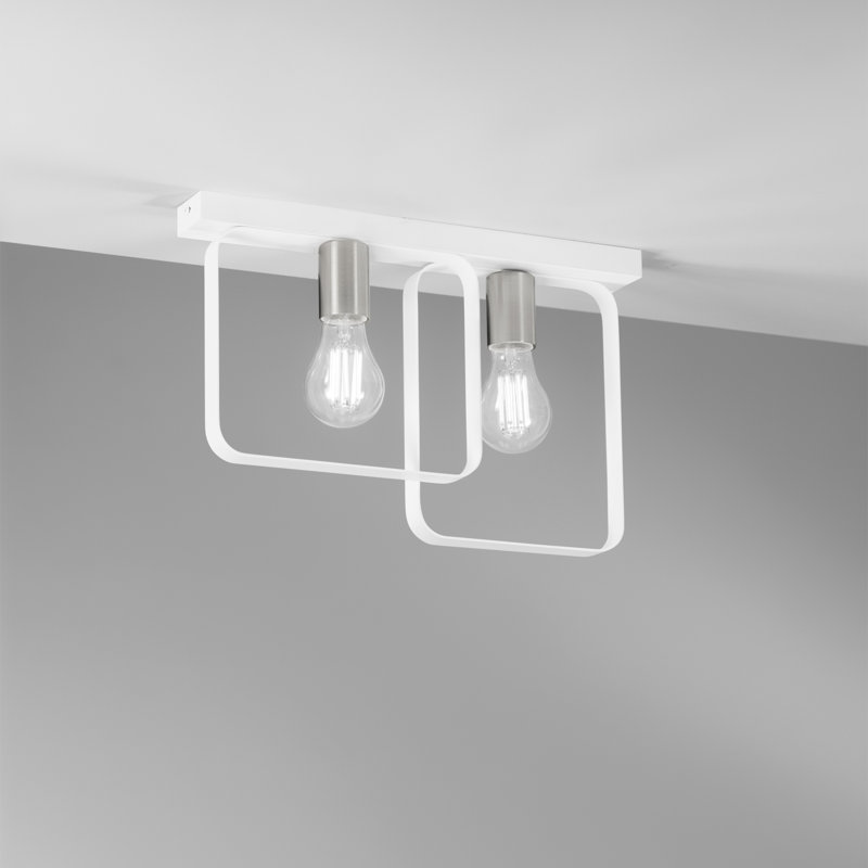 Solen Flush Mount, White