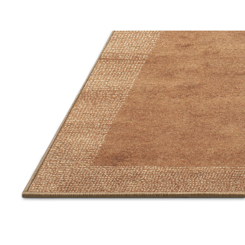 Tapis beige contemporain, Rectangle 5 pi x 7 pi