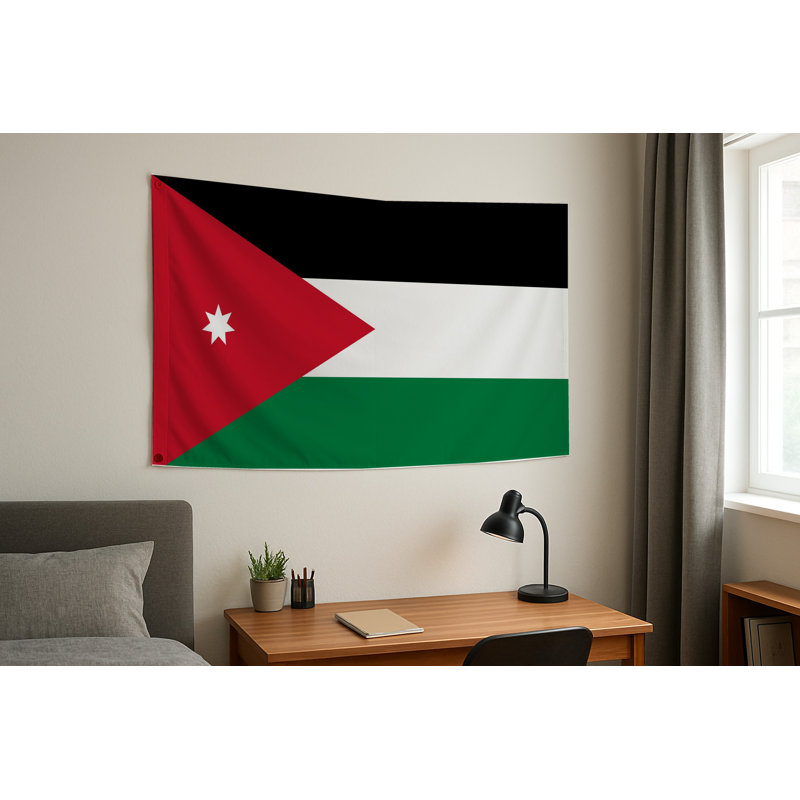 Drapeau jordanien — Drapeau