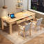 Burlywood Rectangular Solid Wood desk-244732324