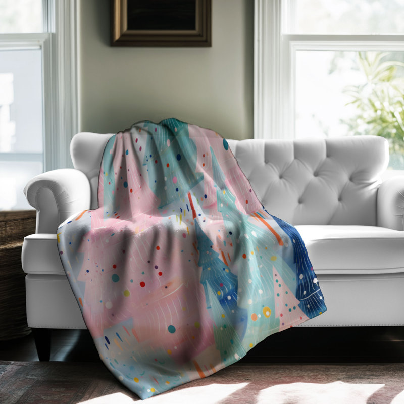 Tranquil Pines - 1 Piece Premium Blanket, Twin