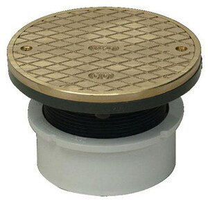 5-3/4" Brass Cover with 4" Cleanout