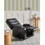 Electric Recliner Chair ETER Faux Leather Black-1938998504