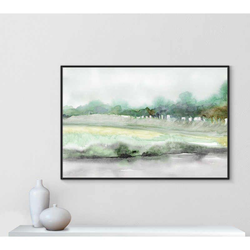 «Season Of Summer - Floater Frame», reproduction d'art sur toile, H 41,5 po x l 61,5 po x P 2 po, Toile noire