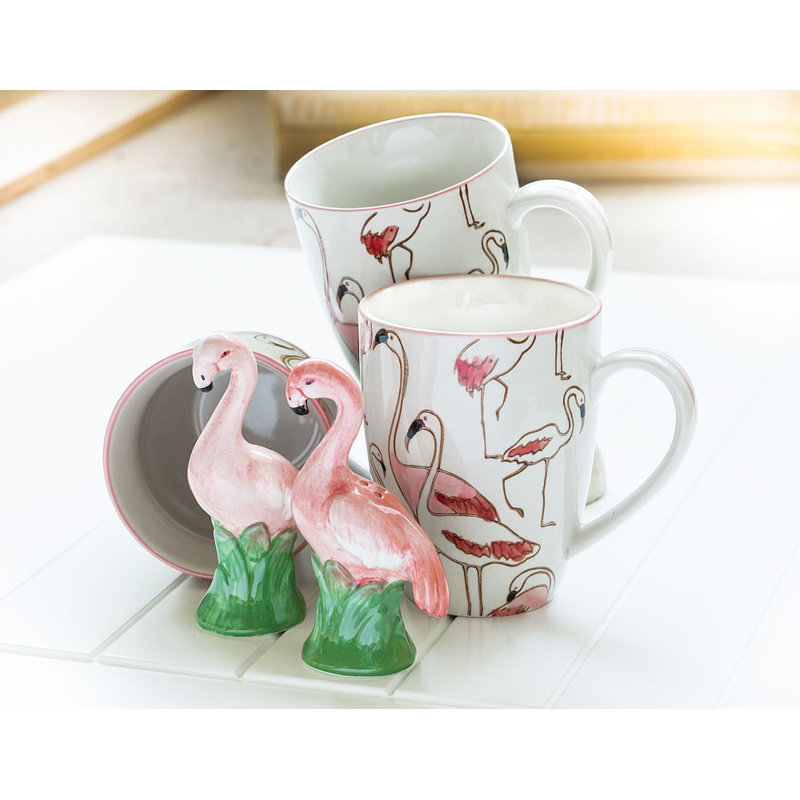 Ensemble salière et poivrière Mr. MJs Flamingo