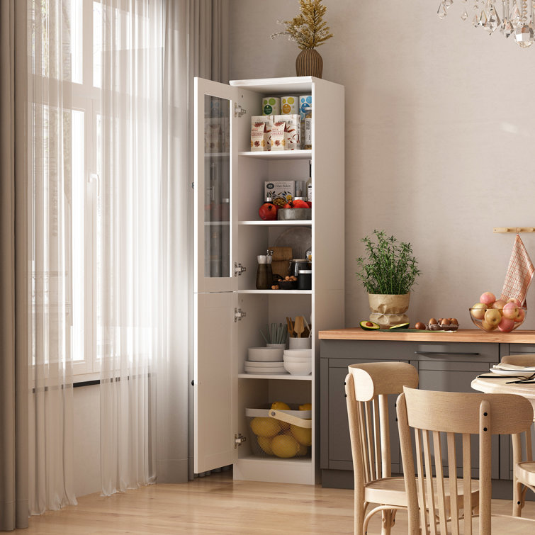 Elinna 48.4 Kitchen Pantry Winston Porter Finish: White