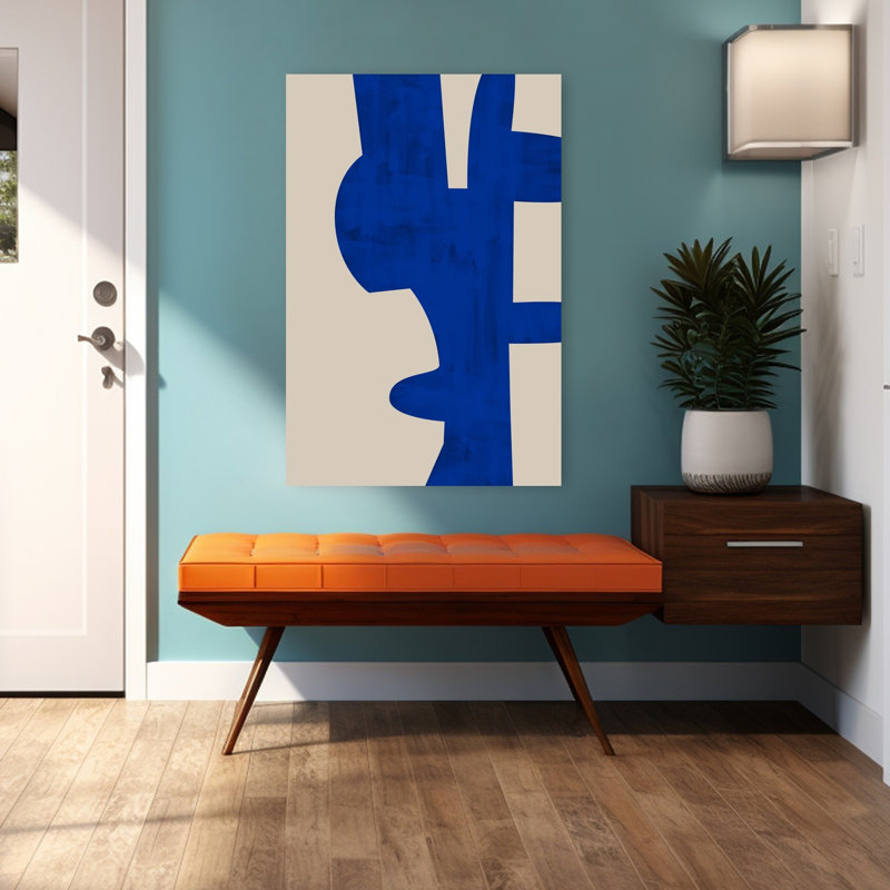 Art contemporain, art moderne abstrait, H 48 po x l 32 po