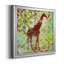 Bali girafe - peinture sur toile encadrée-295302120-295302121