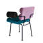 Roll & Roll Velvet Armchair
