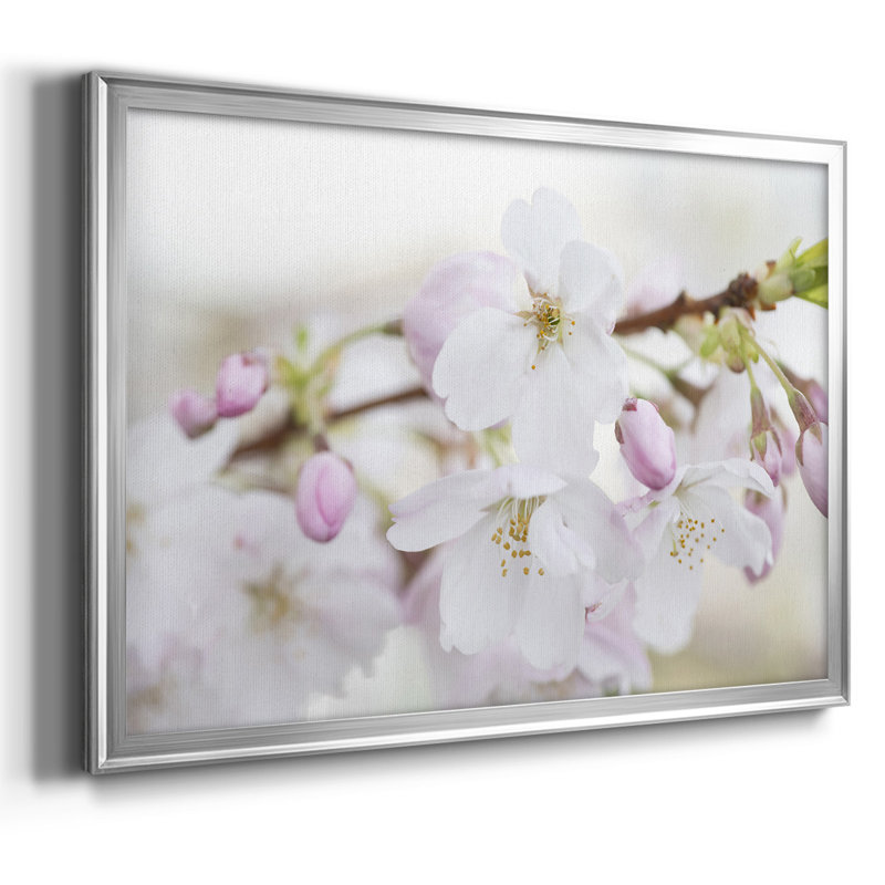 " Signs Of Spring ", 30" H x 44" W x 1.5" D, Silver