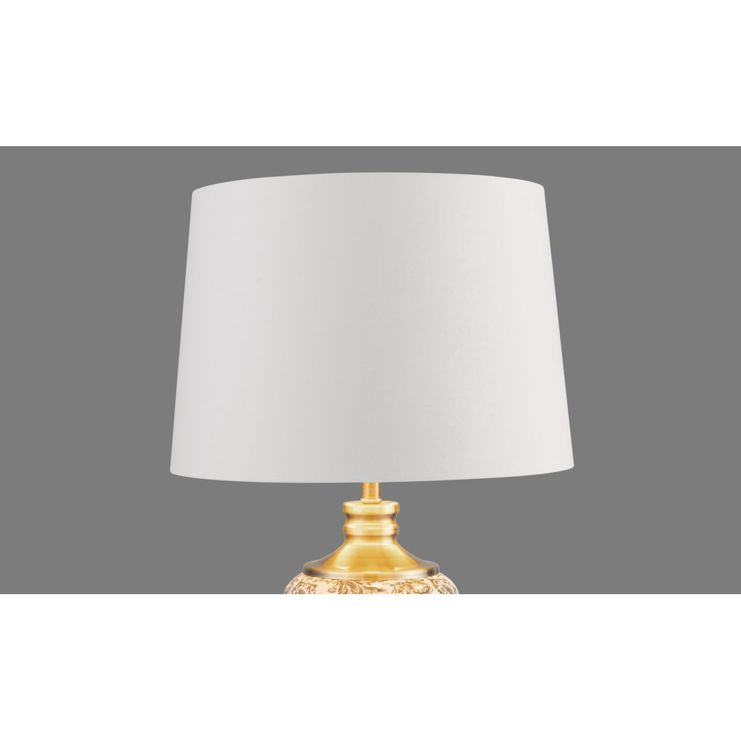 35cm Hessian Linen Empire Table Lamp Shade