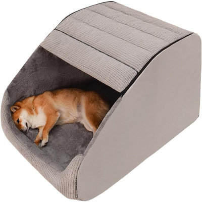 Très grand nichoir pour chien, nichoir confortable pour chien, éponge à mémoire, ...