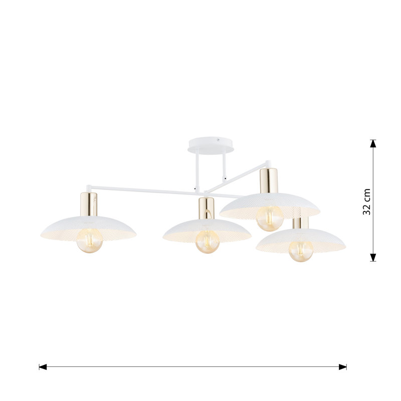 Aadison 4 - Light Pendant, White