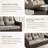 Keaisha 5 Person Outdoor Conversation Furniture Set Seating Group With Coffee Table And Cushions-624864203-624864200