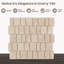 Adolif 3 Inch Arabesque Carrara White Marble Mosaic Tile for Wall Floor, 5 Sheets, 3.9 sq.ft-133392452
