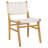 Alston Woven Leather & Solid Wood Dining Chair-1018038649
