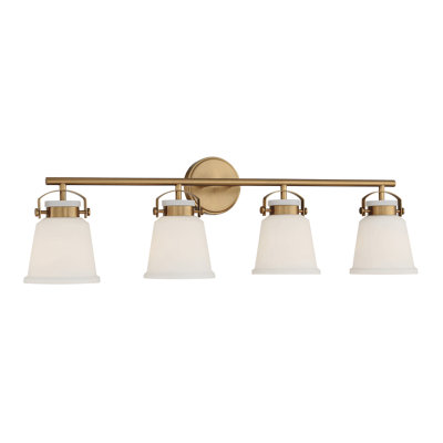 Gleanarm 3-Light Bathroom Vanity Light In Black