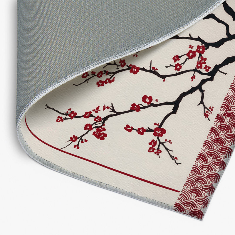 Tapis intérieur et extérieur Blossom Ripples, Rectangulaire 2 pi x 3 pi