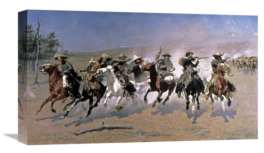 " A Dash For The Timber " by Frederic Remington Global Gallery 