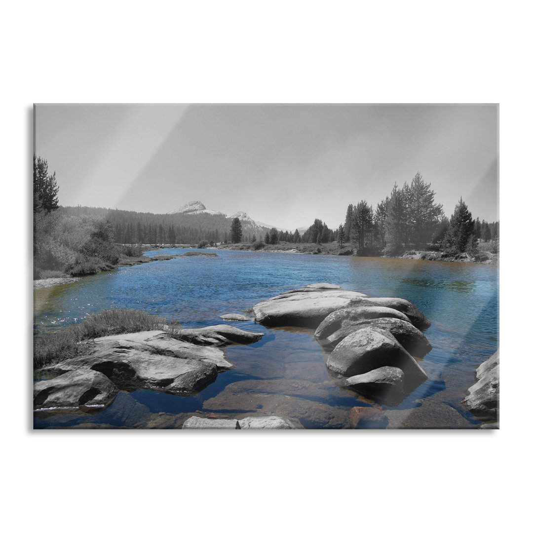 Glasbild Tuolumne River Yosemite