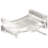 Window Grid Retainer Clips, Clear Plastic, 5/8 in.