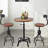 Teter 2 - Person Pine Solid Wood Top Pedestal Dining Set