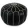 Cherise Moroccan Leather Pouf