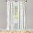 Microfiber Arrow Semi-Sheer Rod Pocket Curtain Panels-61940821-61298339
