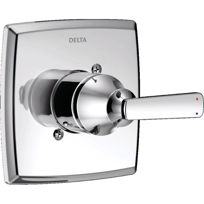 Garniture de robinet de douche à pression équilibrée Ashlyn, Chrome