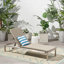 Chaise longue inclinable longue avec coussins 77,50 po Hovie-2035066474