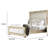 Upholstered Faux Leather Standard Bed-888458327