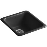 IronTones® 17" L x 18-3/4" W x 8-1/4" Top-Mount/Under-Mount Single-Bowl Kitchen Sink