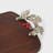  Handcrafted Silver & Wood Brown Serving Platter 