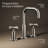 Kohler Purist Widespread Bathroom Faucet with Pop-Up Drain Assembly, 3-Hole High Arc Cross Handle Bathroom Sink Faucet, 1.2 gpm-32738686