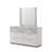 Mirror White  – Two-Tone High-Gloss Marble & Lacquer Frame With Oversized Reflective Surface(INCLUDES MIRROR ONLY)