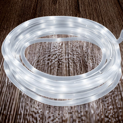 38.65' Outdoor Solar Powered 100 - Bulb Rope String Light