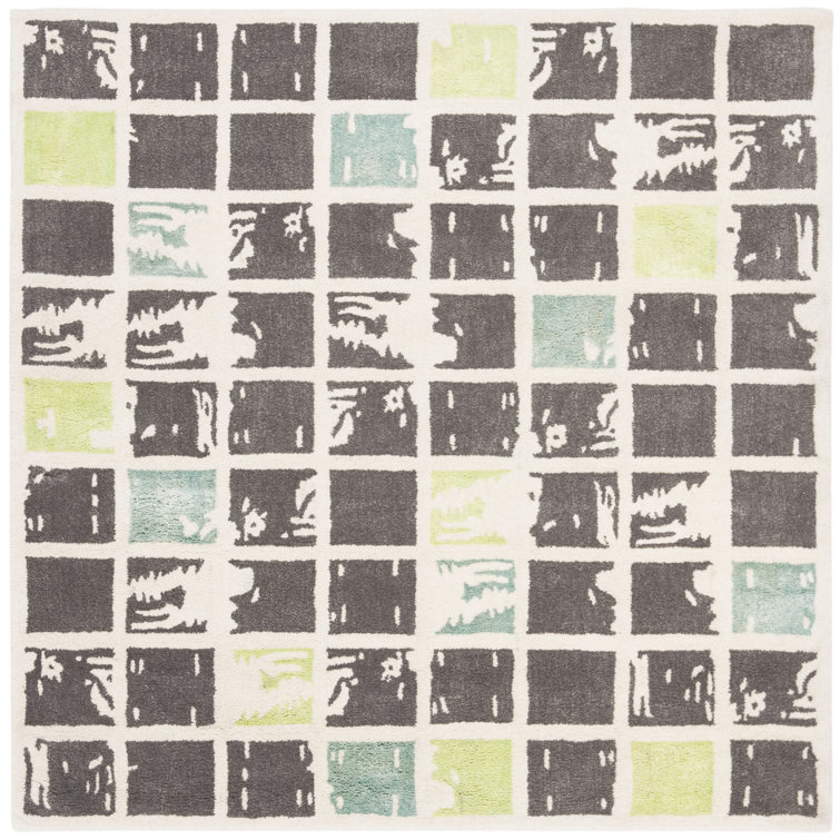 Jefferson Hand Tufted Wool Geometric Rug