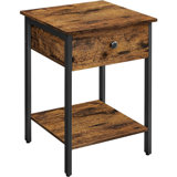 16'' W Metal Nightstand